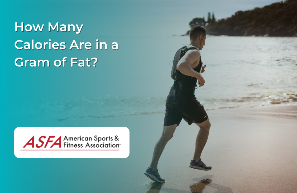 Man in black exercise clothes running on the beach.