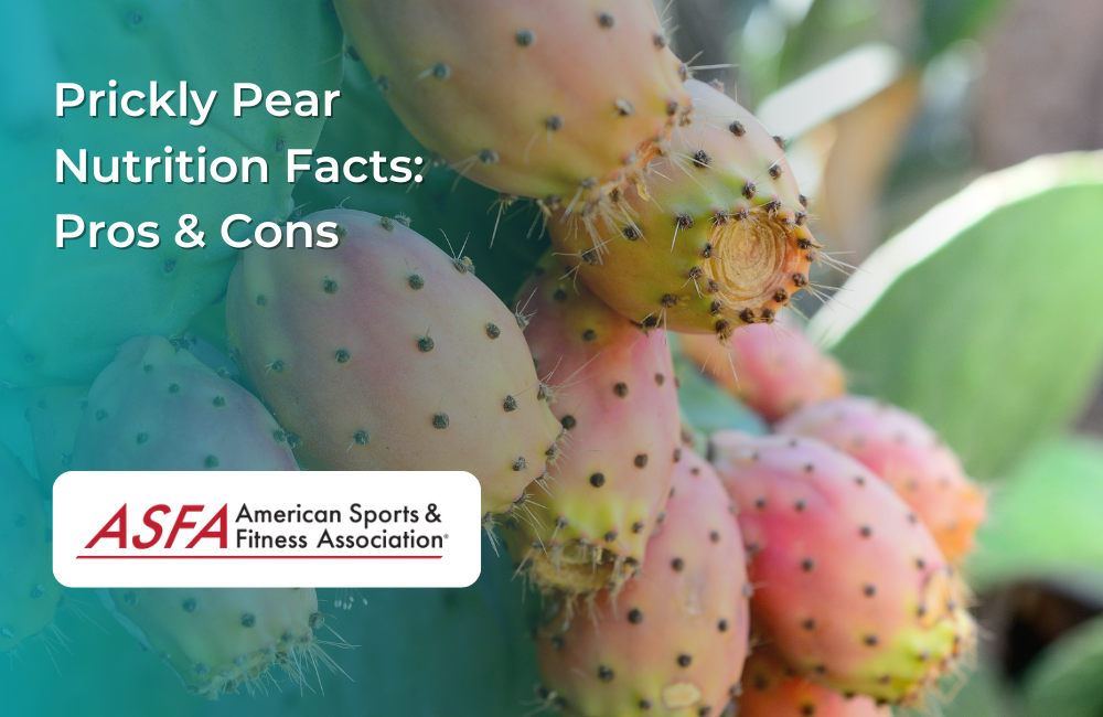 A close-up of ripe prickly pears growing on a cactus.