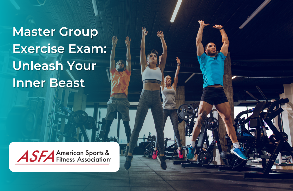 A group of people in workout clothes doing a jumping exercise together.