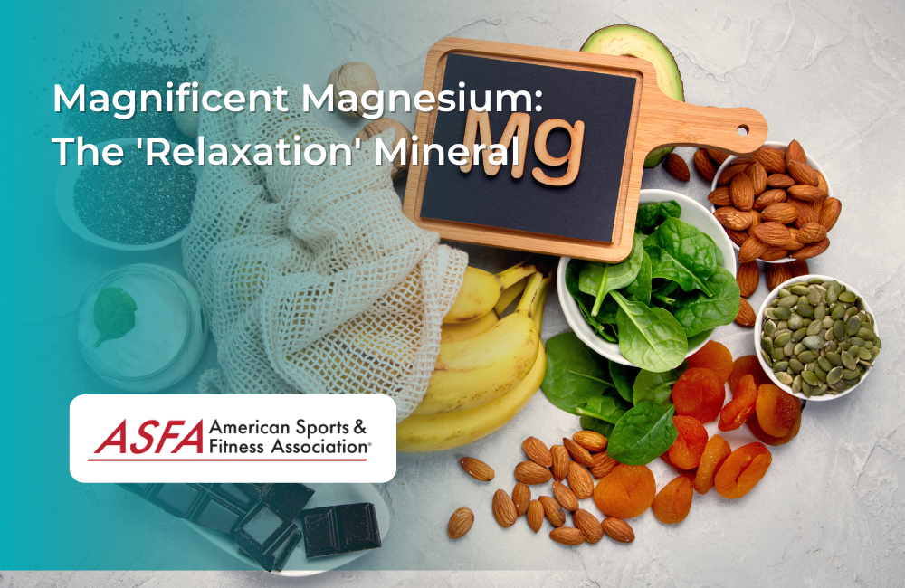 Magnificent Magnesium The 'Relaxation' Mineral