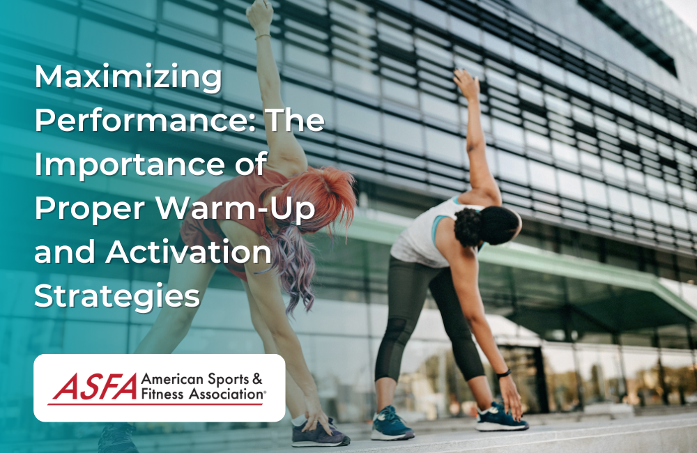 Maximizing Performance: The Importance of Proper Warm-Up and Activation Strategies