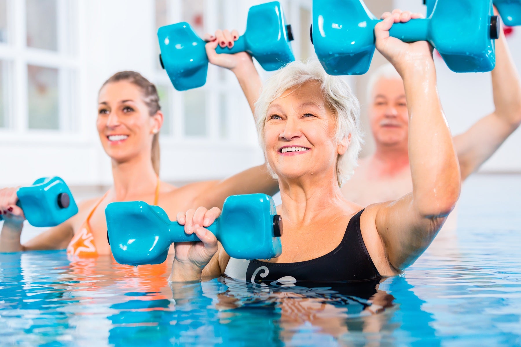 Aquatic Therapy Aqua Walking Exercise Senior Aqua Cardio Aquatic