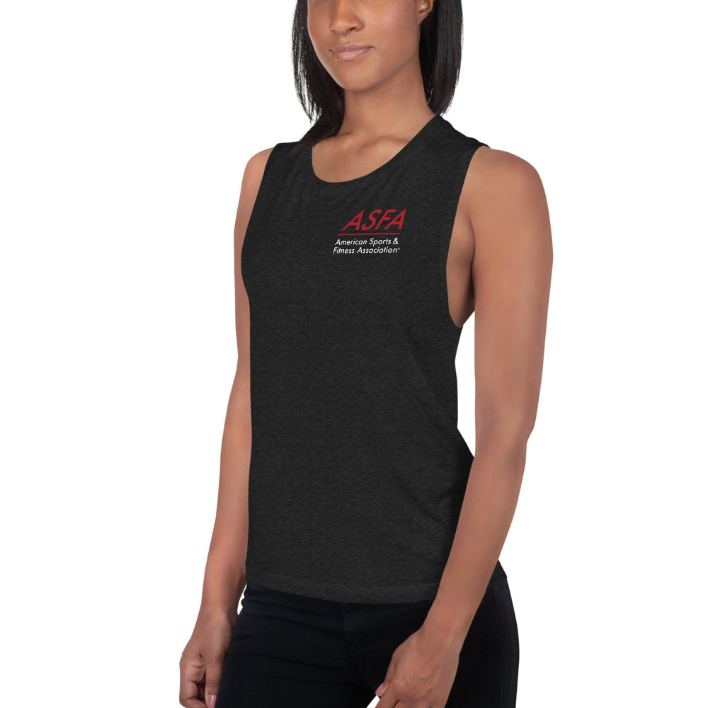 ASFA Women's Black Tank Top