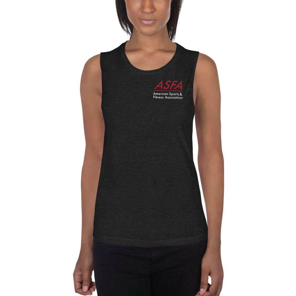 ASFA Women's Black Tank Top