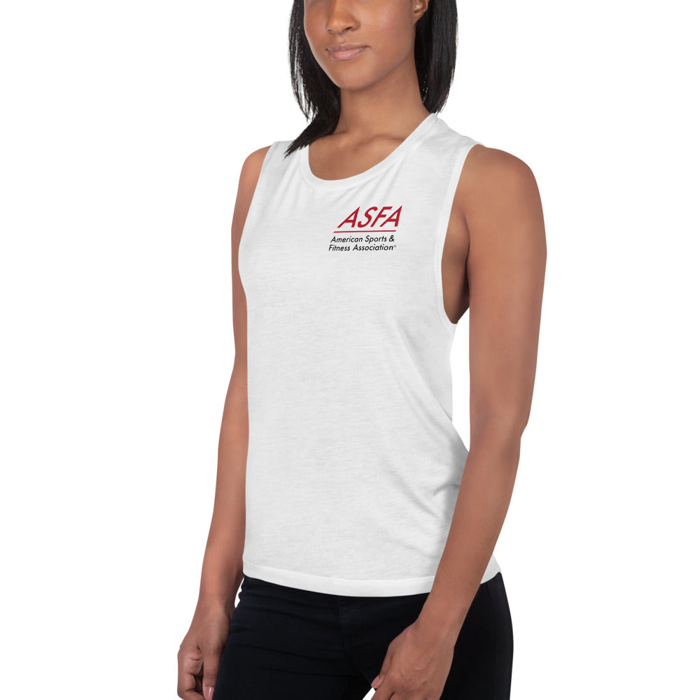 ASFA Women's White Tank Top