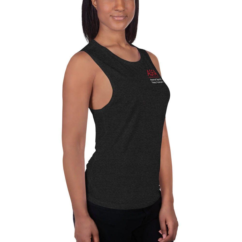 ASFA Women's Black Tank Top