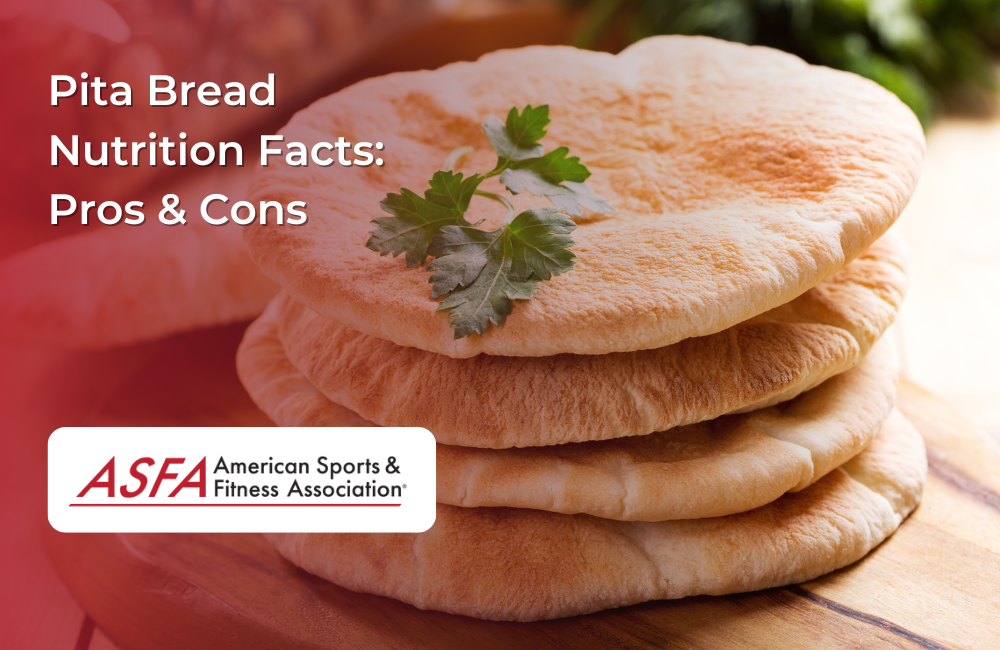 A stack of round pita bread garnished with fresh parsley.