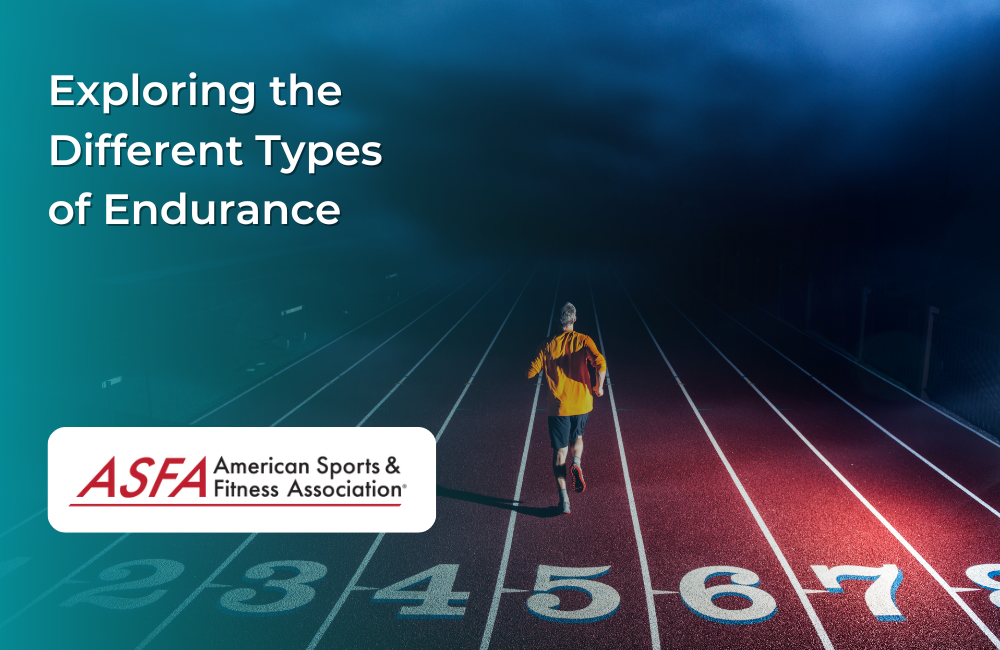 A lone runner on a numbered outdoor track at night, running toward a vanishing point in the distance.