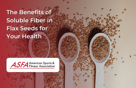 Three wooden spoons filled with flax seeds are surrounded by scattered seeds on a flat surface.