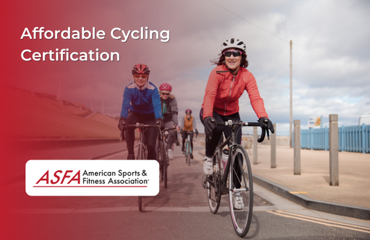 A group of four people riding their bikes outside.