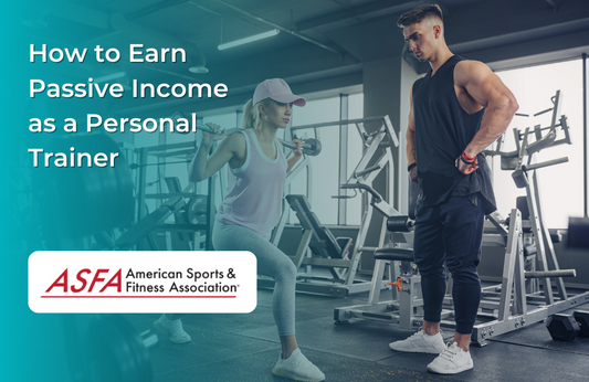 Man coaching woman doing squats in a gym.