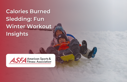 Group of kids sledding outside in the snow