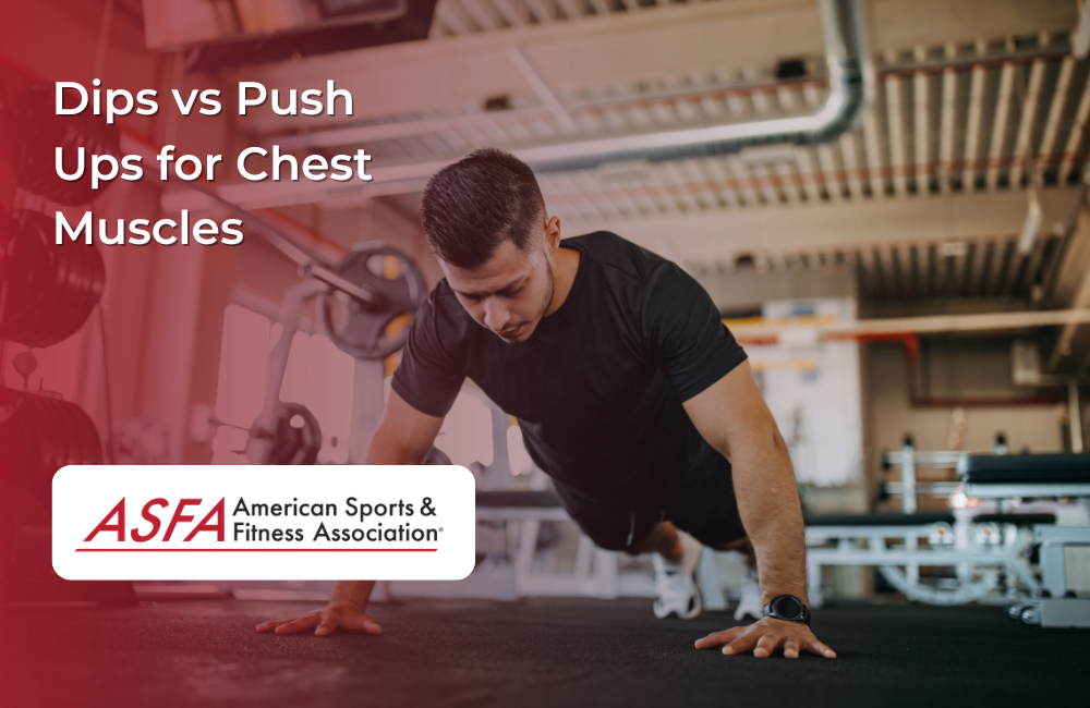 Man doing pushups in a gym