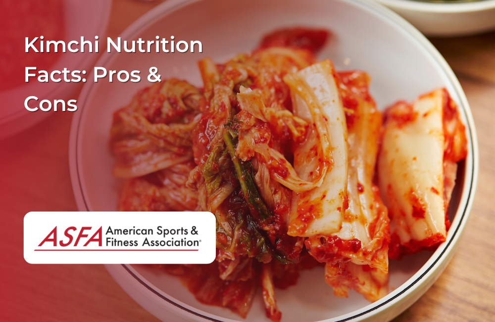 A plate of kimchi with vibrant red color and fresh texture.