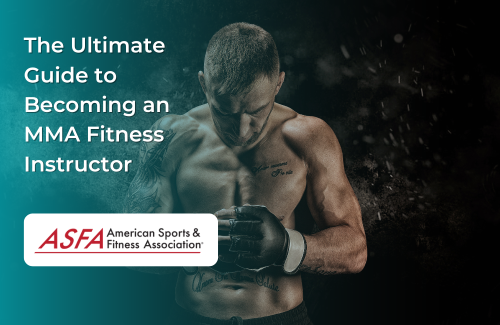 The Ultimate Guide to Becoming an MMA Fitness Instructor – muscular man with gloves preparing to train.