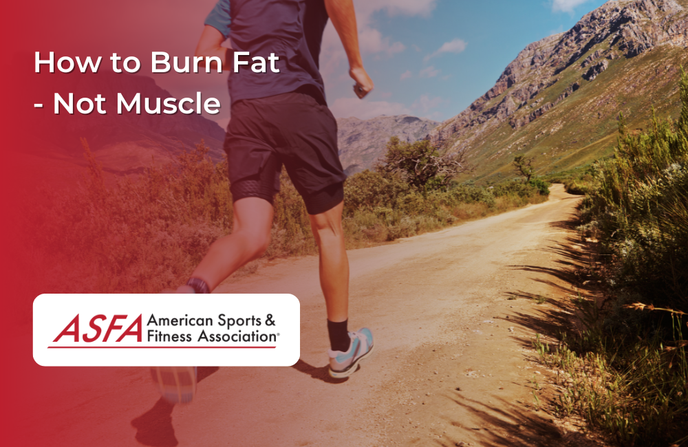 Man running on mountain trails.