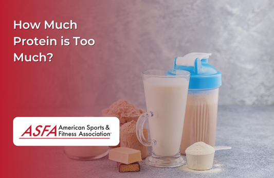 Two protein shakes in front of a gray backdrop.