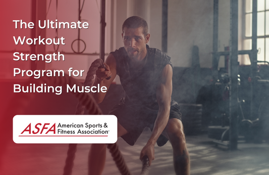 The Ultimate Workout Strength Program for Building Muscle – man using battle ropes in a gym.