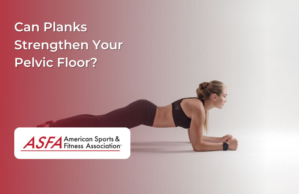 Lady planking on a white background