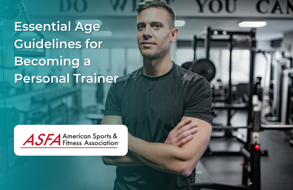 A man with arms crossed, standing confidently in a gym surrounded by fitness equipment, conveying readiness and professionalism.
