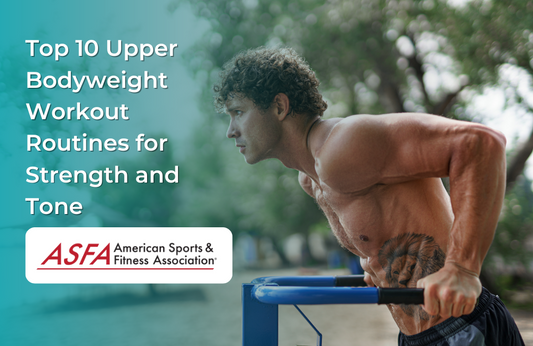 Top 10 Upper Bodyweight Workout Routines for Strength and Tone – shirtless man doing dips on parallel bars.
