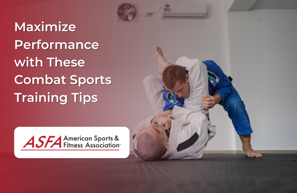 Two men grappling in jiu-jitsu uniforms during training on mat.