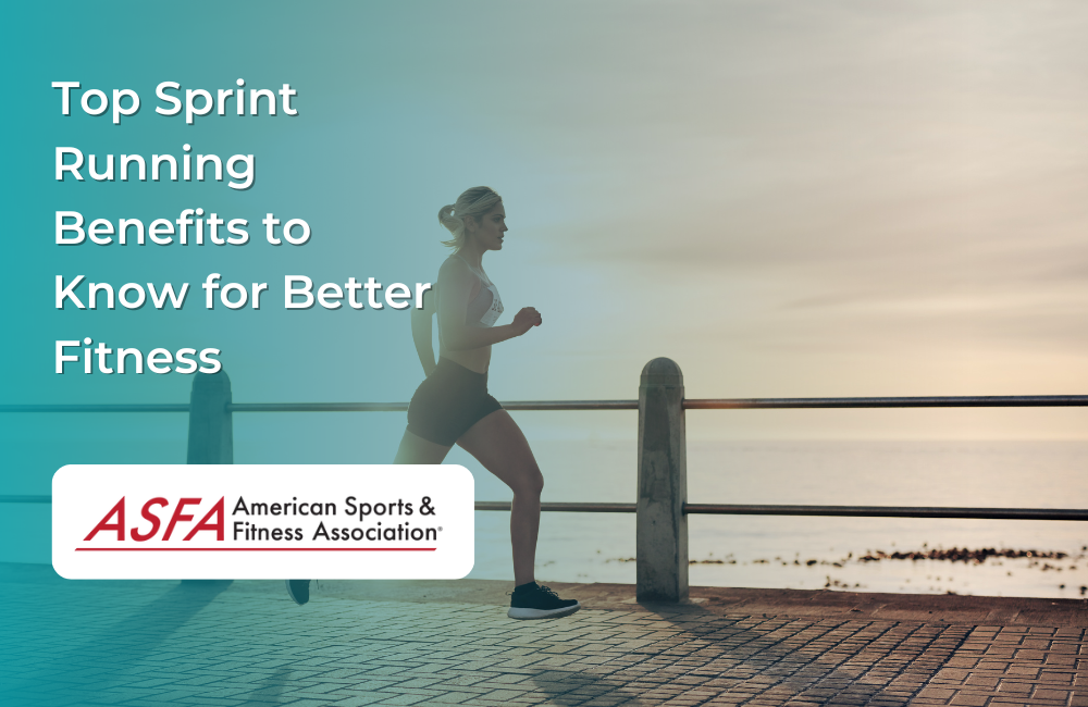 A woman running on a boardwalk by the ocean at sunrise or sunset.