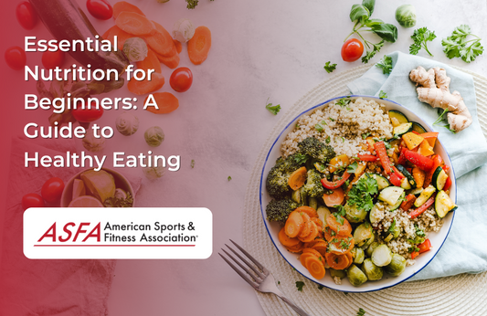 A plate filled with quinoa, roasted vegetables, and fresh produce surrounded by raw vegetables and herbs.