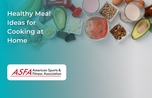 A clean white table with a variety of healthy food items arranged neatly.