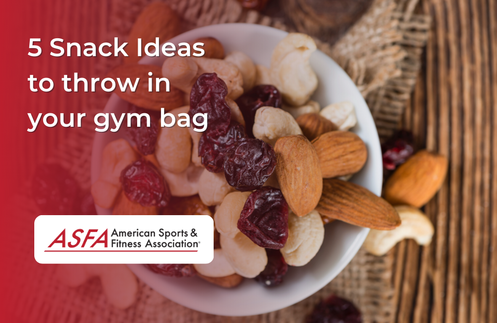 5 Snack Ideas to throw in your gym bag