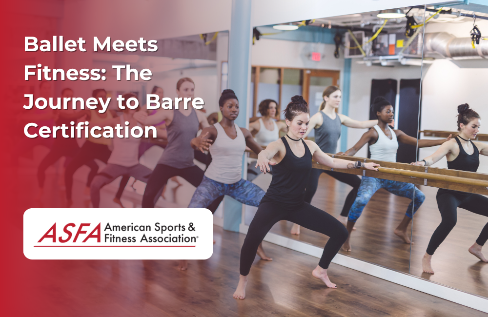 A group of men and women performing barre exercises