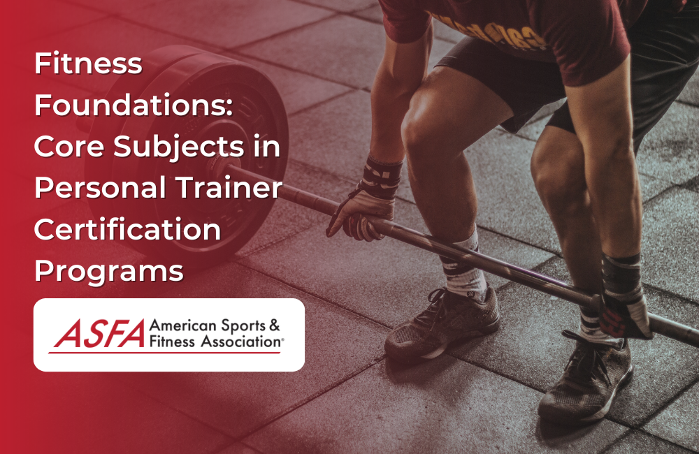 Fitness Foundations: Core Subjects in Personal Trainer Certification Programs