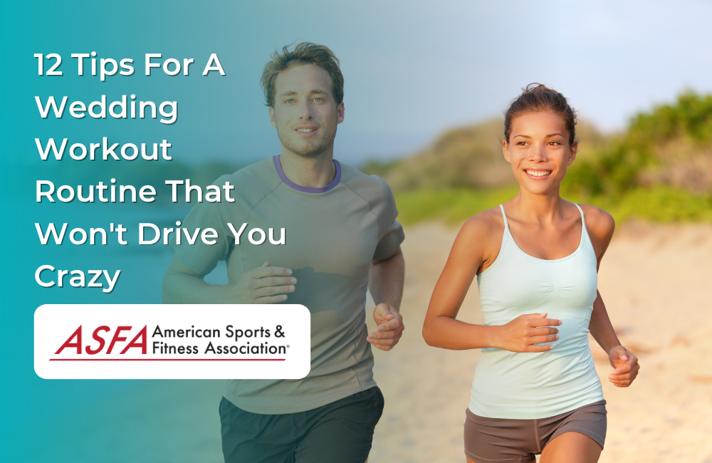 A man and woman running together