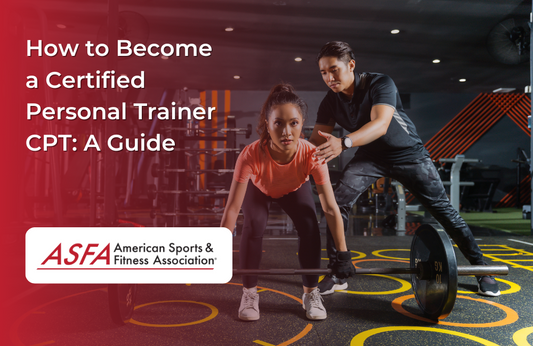 Man helping a woman deadlift weights in a gym.