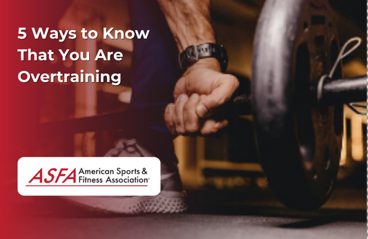 Don't overtrain your body