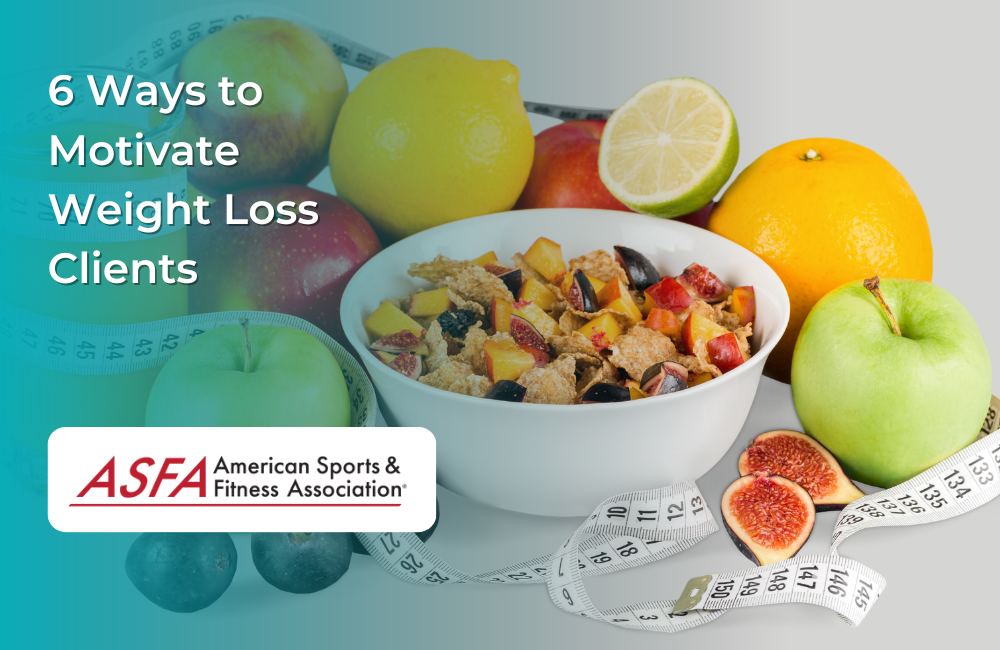 Fruit surrounding a bowl with a measuring tape draped around it. 