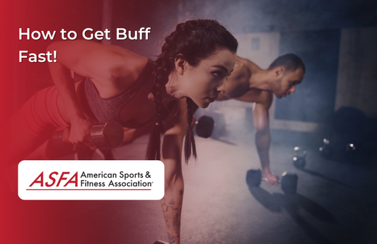 Man and woman planking with dumbbells.