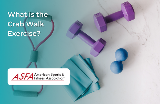 A collection of fitness equipment including resistance bands, dumbbells, and massage balls on a surface.
