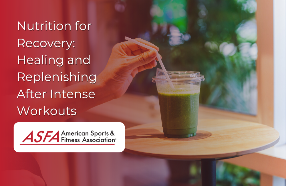 Nutrition for Recovery: Healing and Replenishing After Intense Workouts