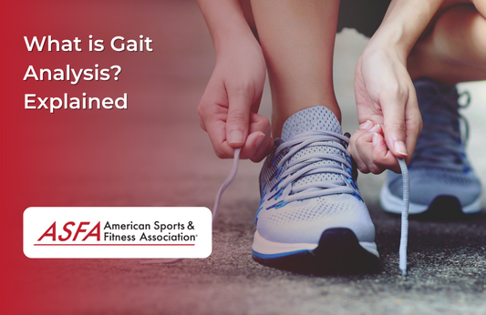 Woman tying her gray running shoes.