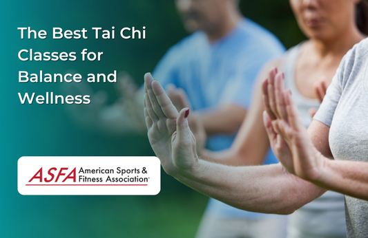 A close-up of people practicing Tai Chi outdoors with hands raised in a fluid motion.