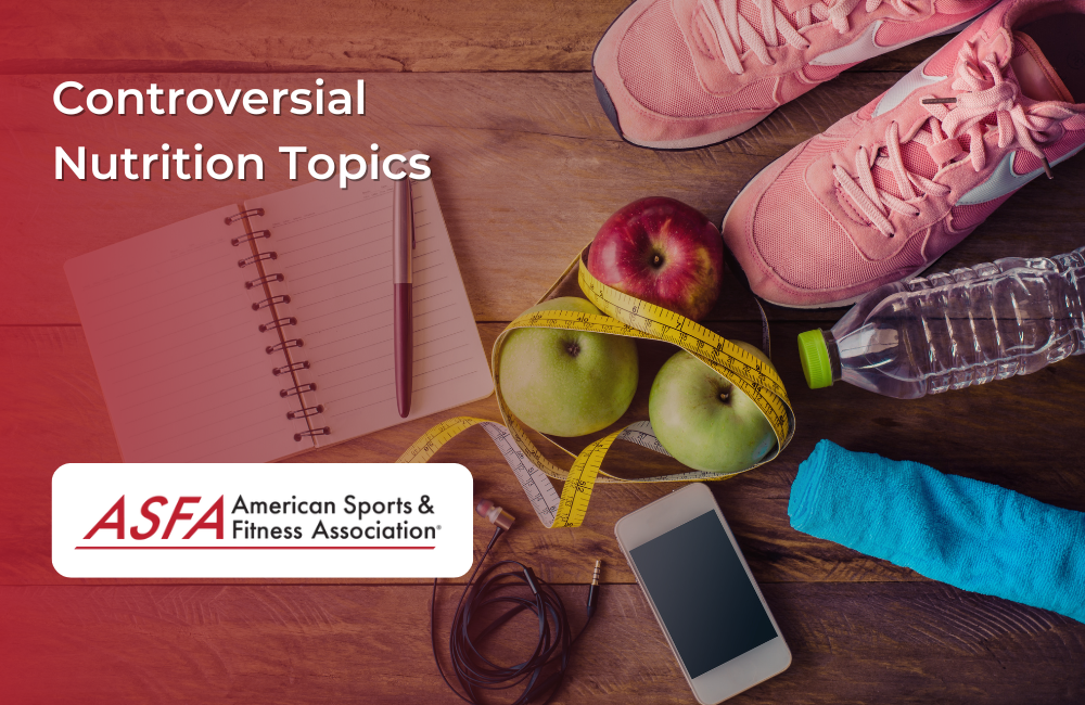 A flat lay of fitness-related items, including a notepad, pen, apples, measuring tape, sneakers, and a water bottle.