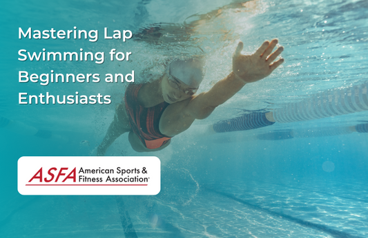 Swimmer doing a front crawl in a pool with underwater lanes and bright lighting.