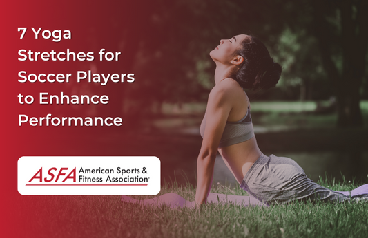 A woman doing yoga pose outside.