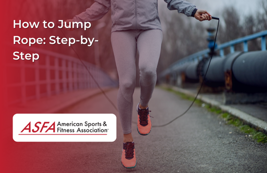 Person in gray workout clothes jump-roping outside.