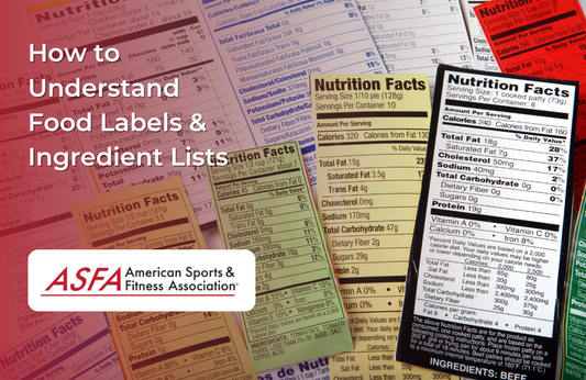 An assortment of colorful food nutrition labels spread out.