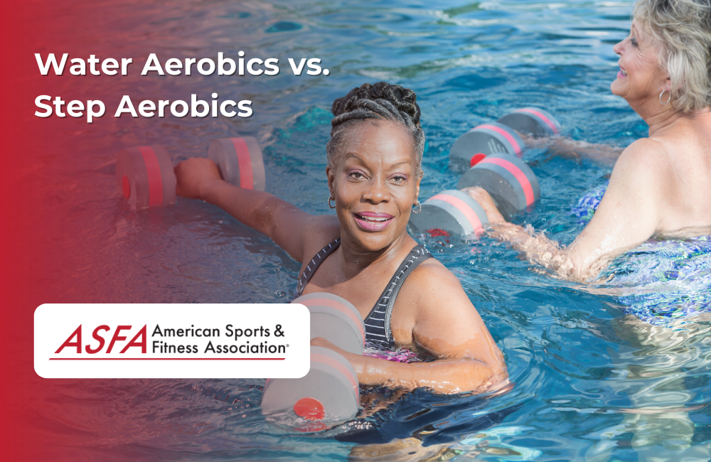 ASFA Fitness Blog: Water Aerobics vs. Step Aerobics