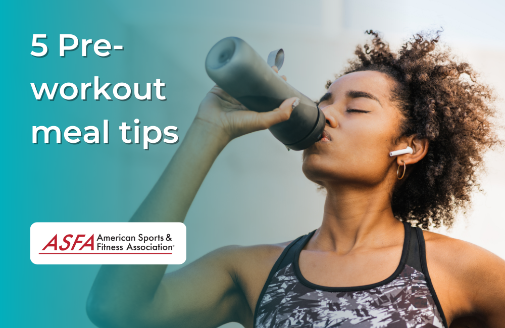 5 Pre-workout meal tips