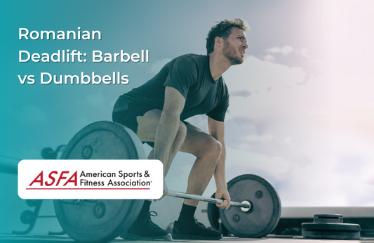 A man performing a Romanian deadlift outdoors with a barbell, looking focused.