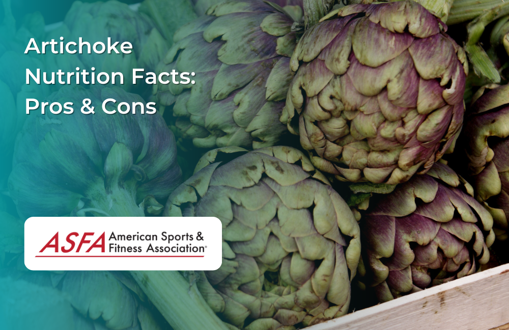 A close-up of fresh artichokes in a wooden crate.